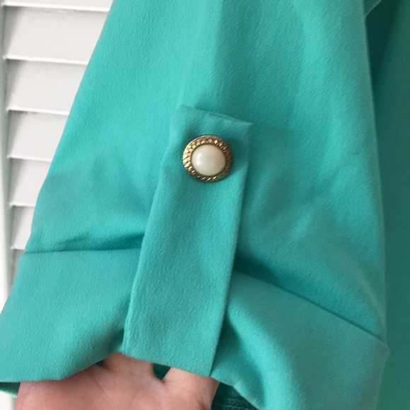 Small Everly Turquoise Dress - Picture 4 of 5